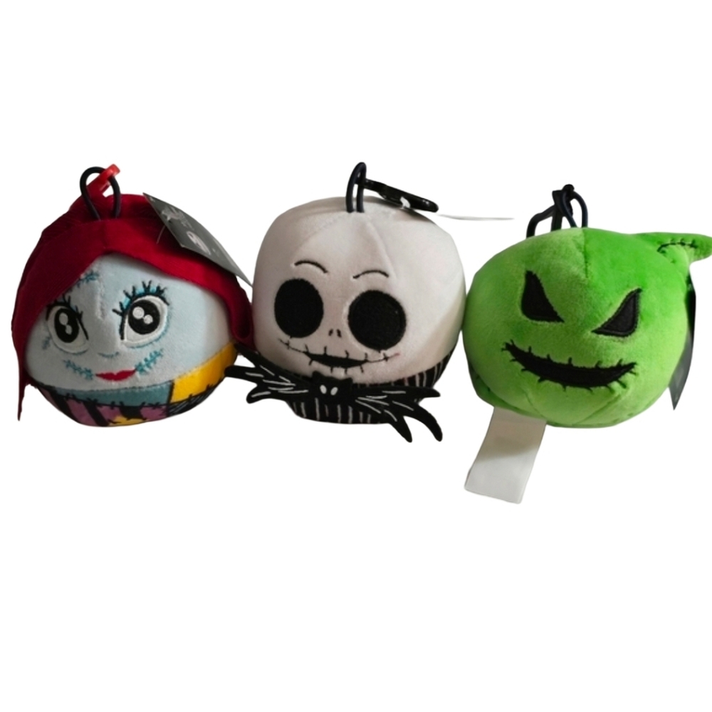 Nightmare before Christmas nbc disney bag clips sally jack oogie boogie Nwt